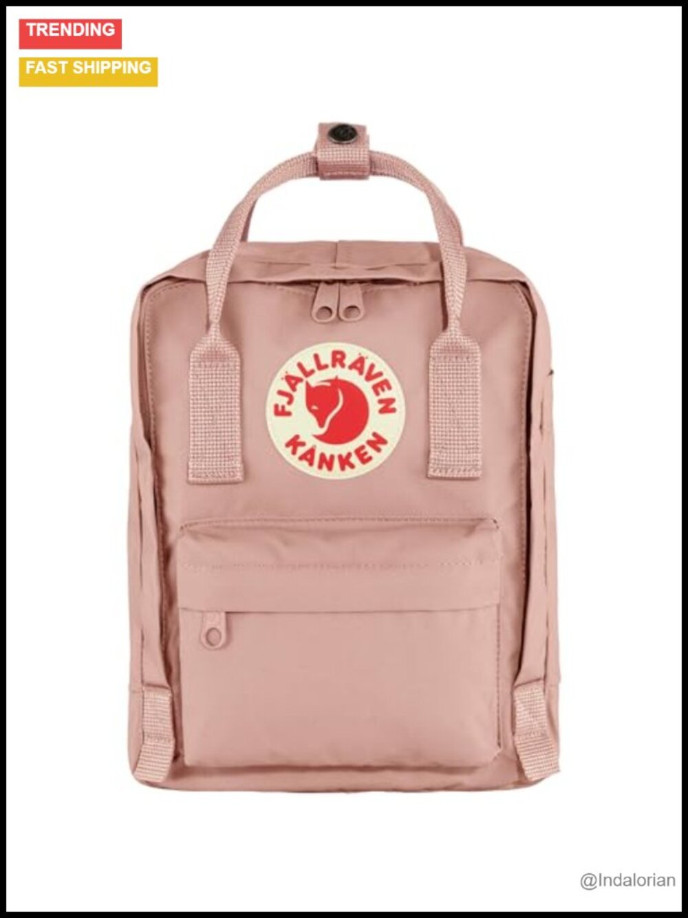 Kanken Mini Backpack Durable Vinylon Fabric Casual Daypack Convertible Straps